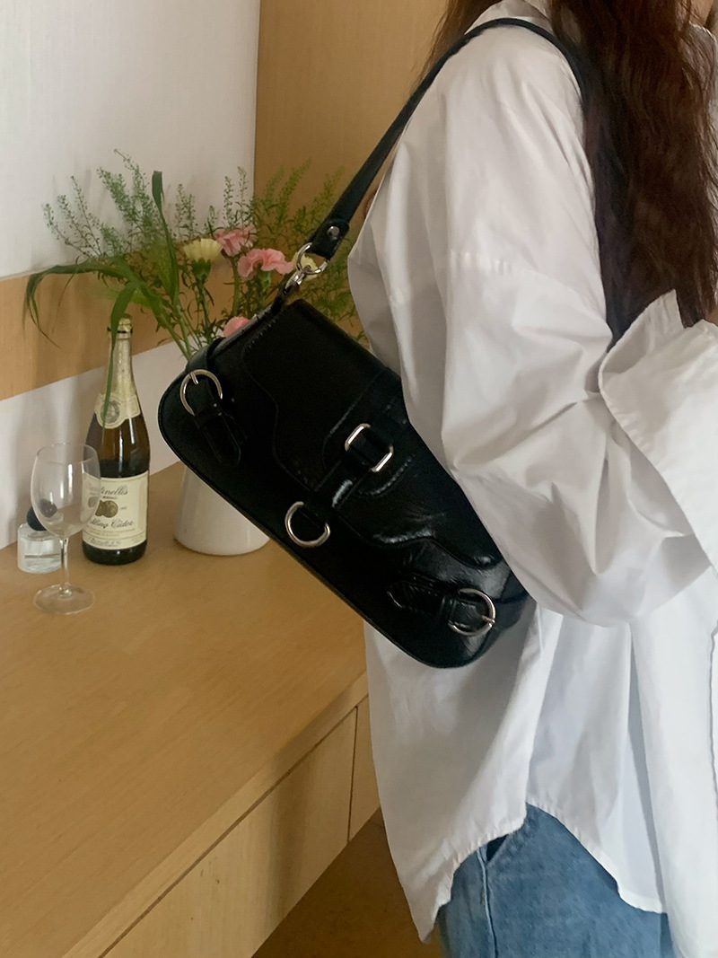 Moto Biker Shoulder Crossbody Bag view 5