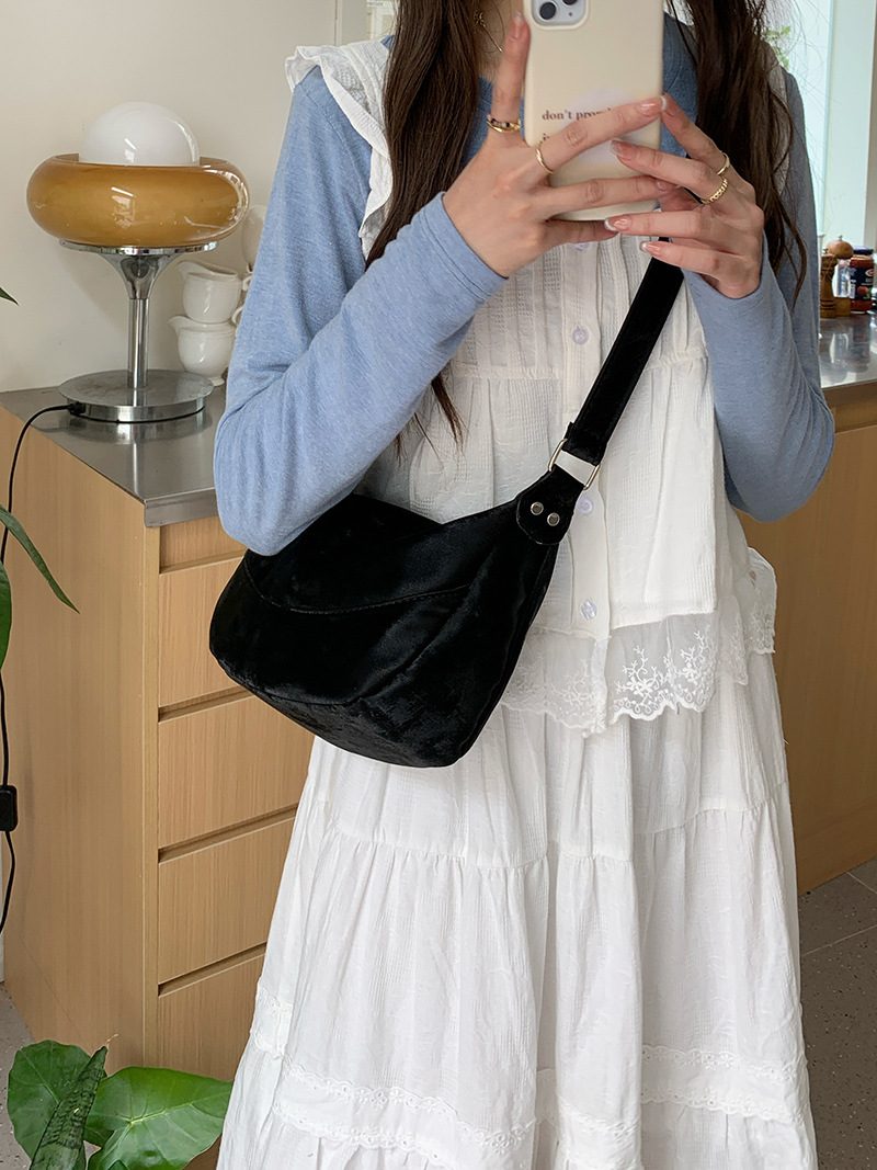 Pink Dumpling Shoulder Crossbody Bag view 5