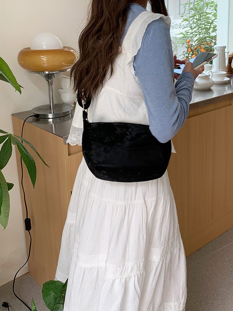 Pink Dumpling Shoulder Crossbody Bag view 6