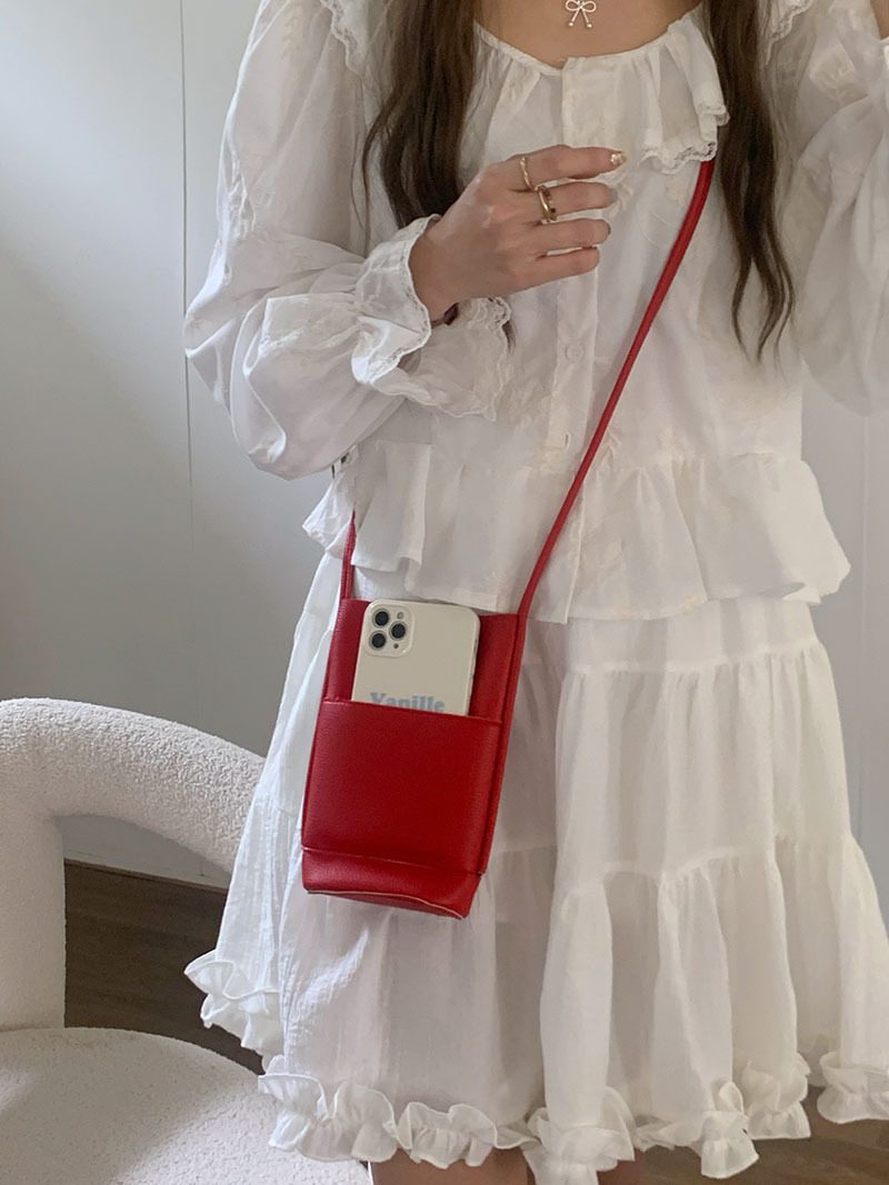 Soft Leather Mini Phone Crossbody Bag view 2