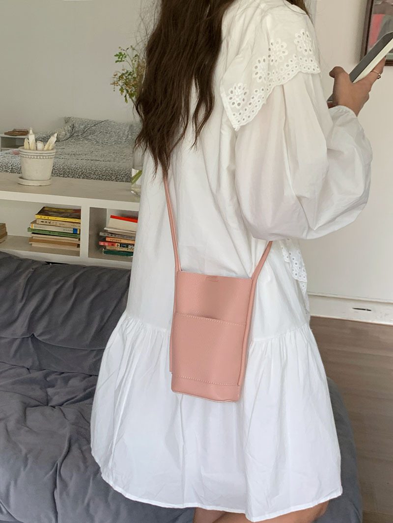Soft Leather Mini Phone Crossbody Bag view 3