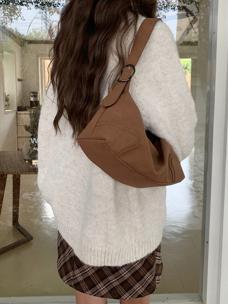 Women's Retro Suede Shoulder Crossbody Bag view 4