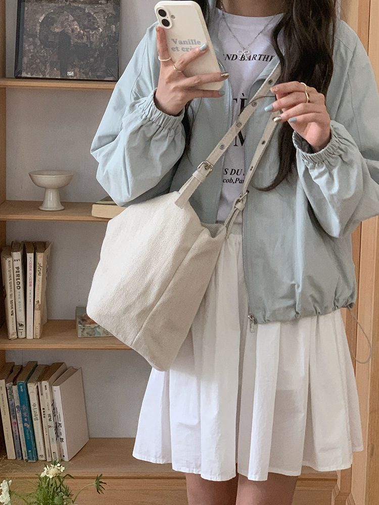 Women's Canvas Large Tote Crossbody Bag view 3