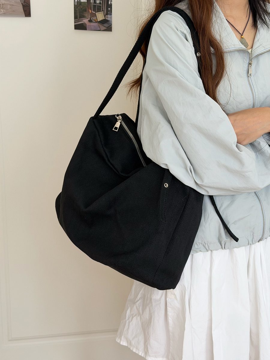 Women's Canvas Large Tote Crossbody Bag view 7