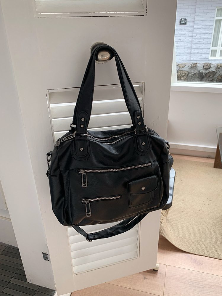 Women's Multi-Zip Large Travel Tote Bag view 6