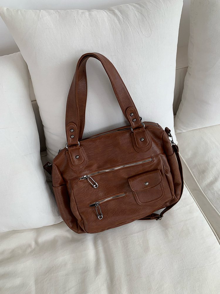 Women's Multi-Zip Large Travel Tote Bag view 7