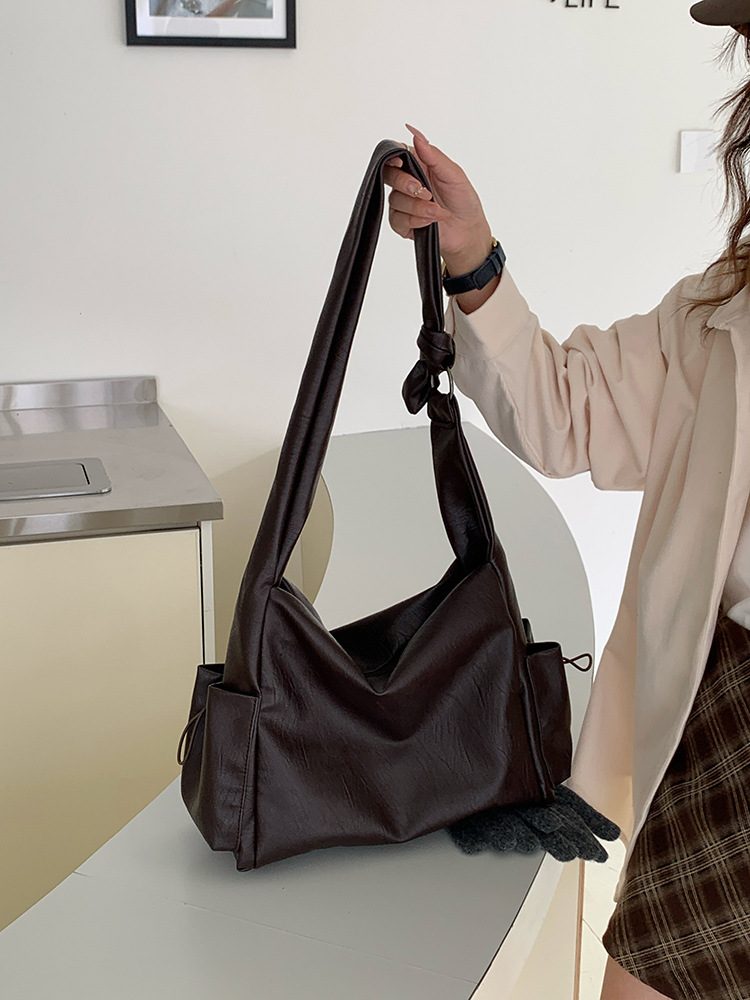 Women's Soft Leather Large Tote Crossbody Bag view 7