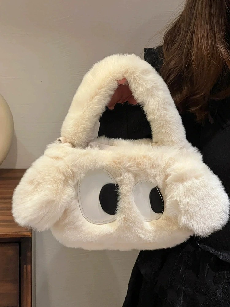 Plush Faux Fur Crossbody Bag for wholesale OEM — YANYAN Bags Guangzhou handbag factory