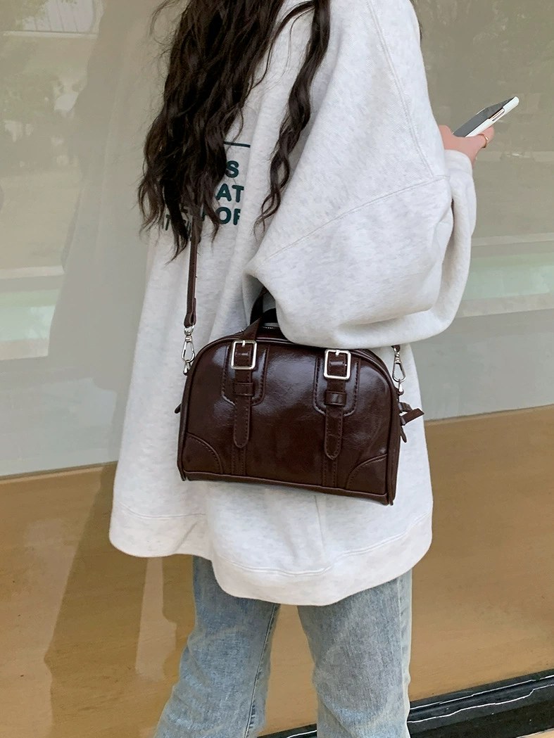 Black PU Leather Crossbody Bag for wholesale OEM — YANYAN Bags Guangzhou handbag factory