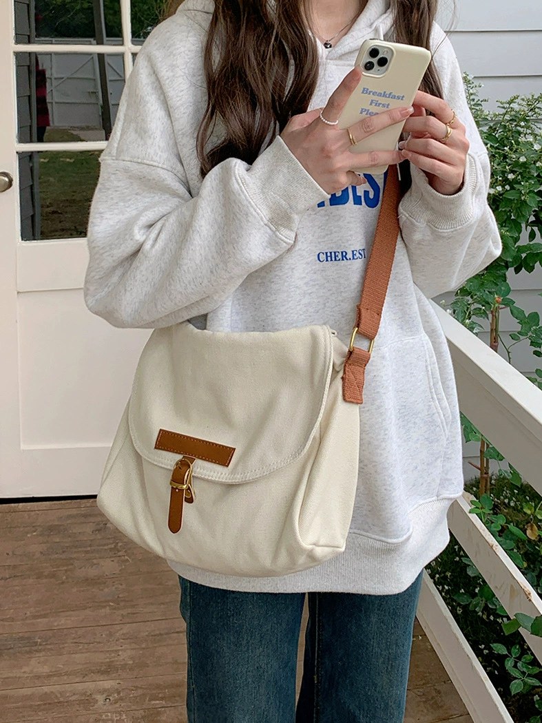 Cotton Canvas Crossbody Bag for wholesale OEM — YANYAN Bags Guangzhou handbag factory