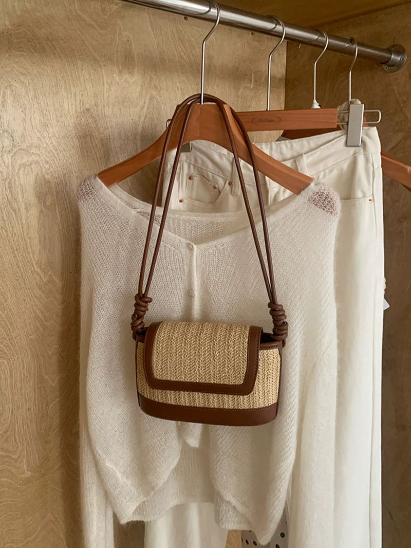 Woven Synthetic Crossbody Bag for wholesale OEM — YANYAN Bags Guangzhou handbag factory