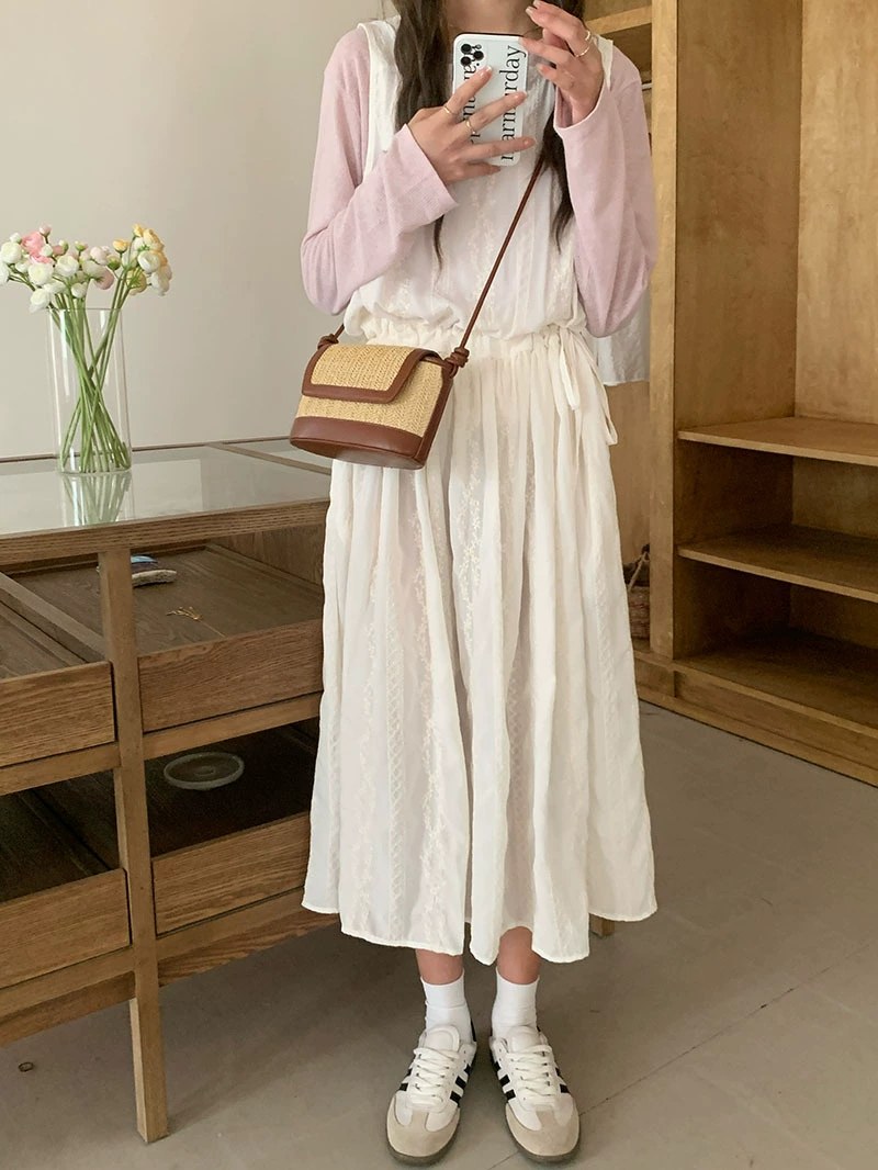 Woven Synthetic Crossbody Bag view 4