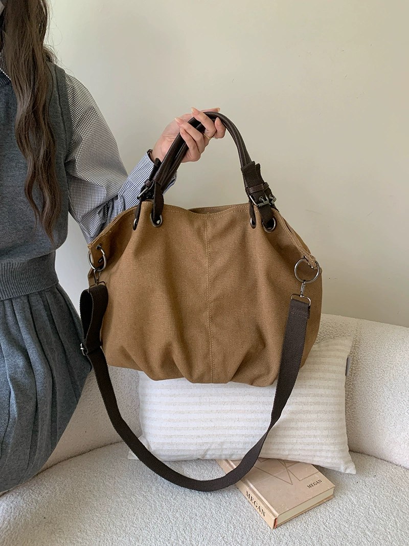Cotton Canvas Crossbody Bag for wholesale OEM — YANYAN Bags Guangzhou handbag factory