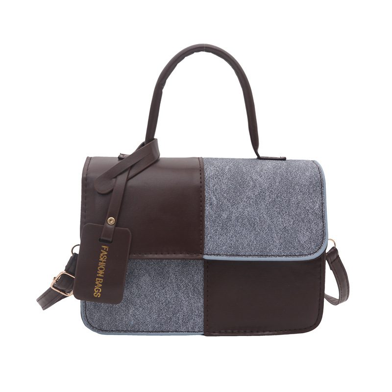 Minimalist Color Block Small Square Crossbody Bag view 8