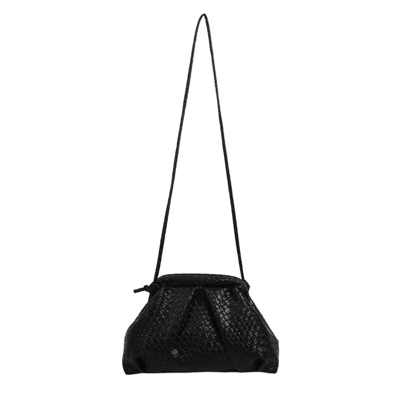 Woven Texture Top-Handle Shell Crossbody Bag view 11