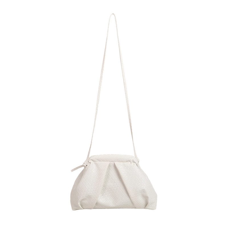 Woven Texture Top-Handle Shell Crossbody Bag view 12