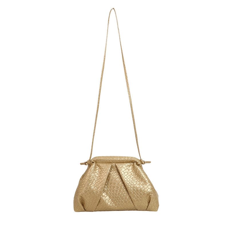 Woven Texture Top-Handle Shell Crossbody Bag view 7