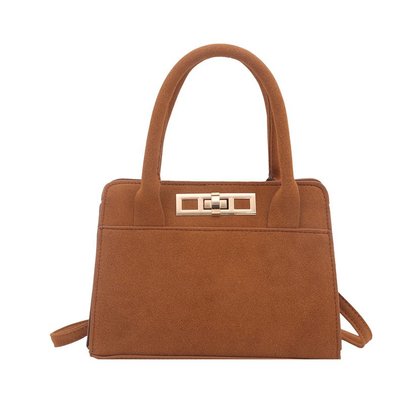 Vintage Matte Top-Handle Crossbody Bag view 5