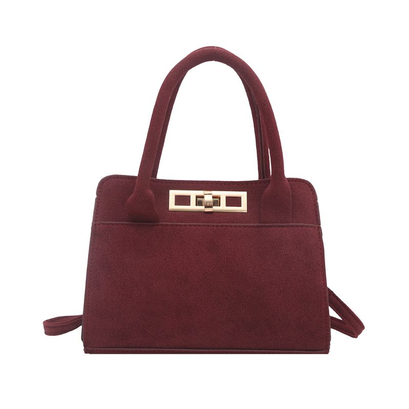 Vintage Matte Top-Handle Crossbody Bag view 7