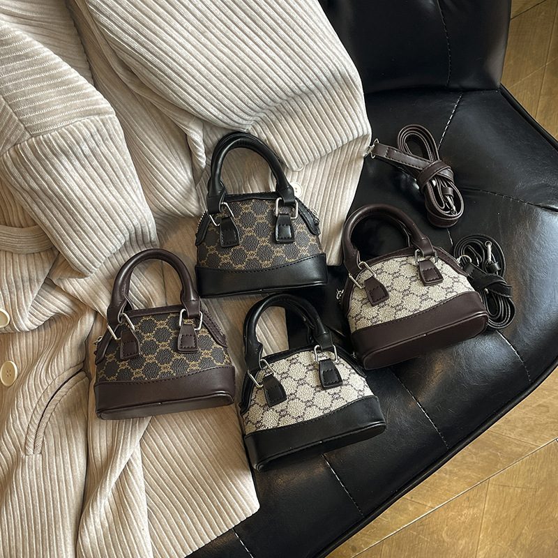 Vintage Floral Print Shoulder Crossbody Bag