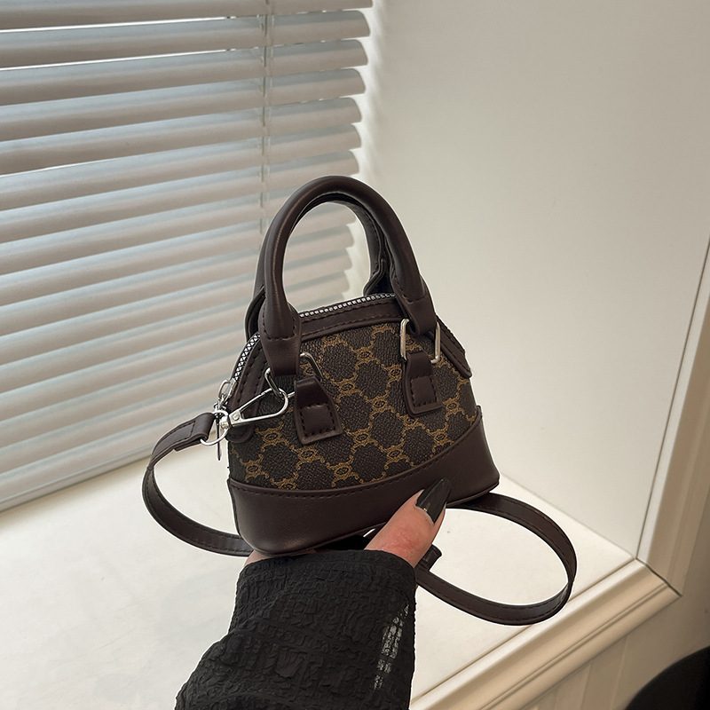 Vintage Floral Print Shoulder Crossbody Bag view 3