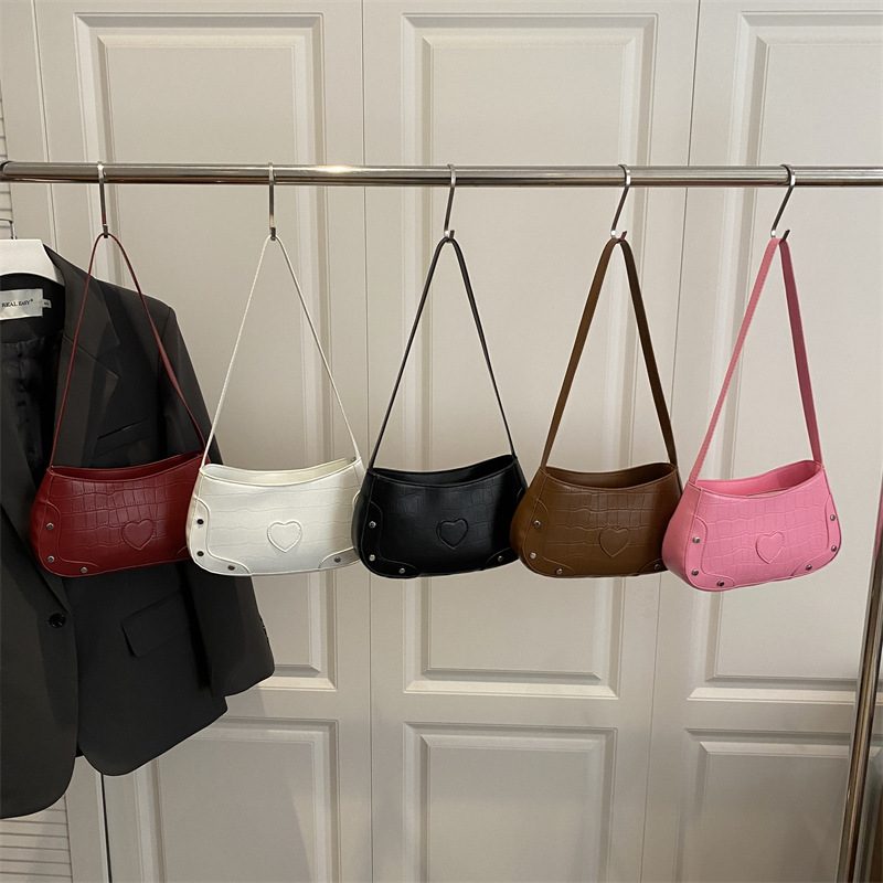 Crescent Underarm Crossbody Top-Handle Bag