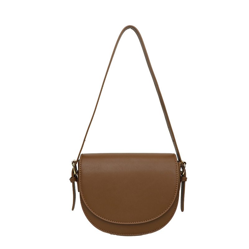Vintage Large Capacity Saddle Crossbody Bag view 5