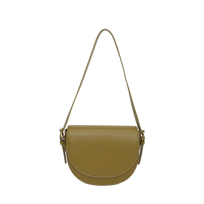 Vintage Large Capacity Saddle Crossbody Bag view 8