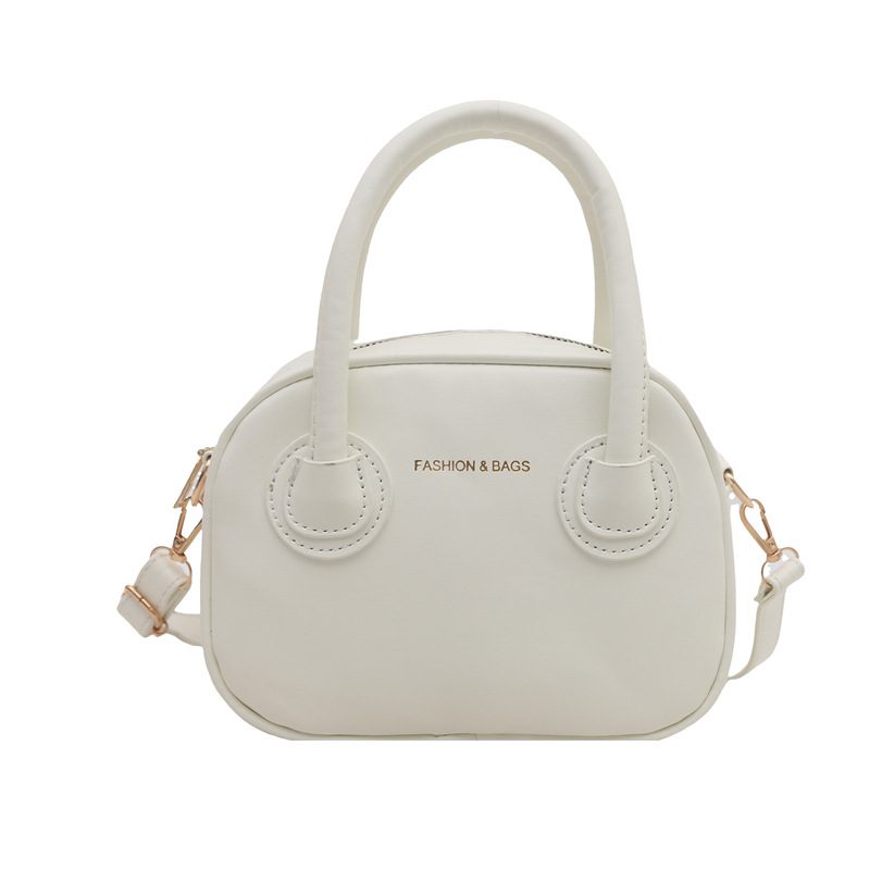 Solid Color Crossbody Top-Handle Mini Square Bag view 7
