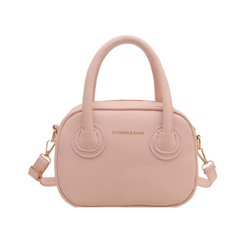 Solid Color Crossbody Top-Handle Mini Square Bag view 8