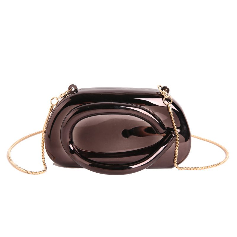 Acrylic Chain Clutch Crossbody Evening Bag view 6