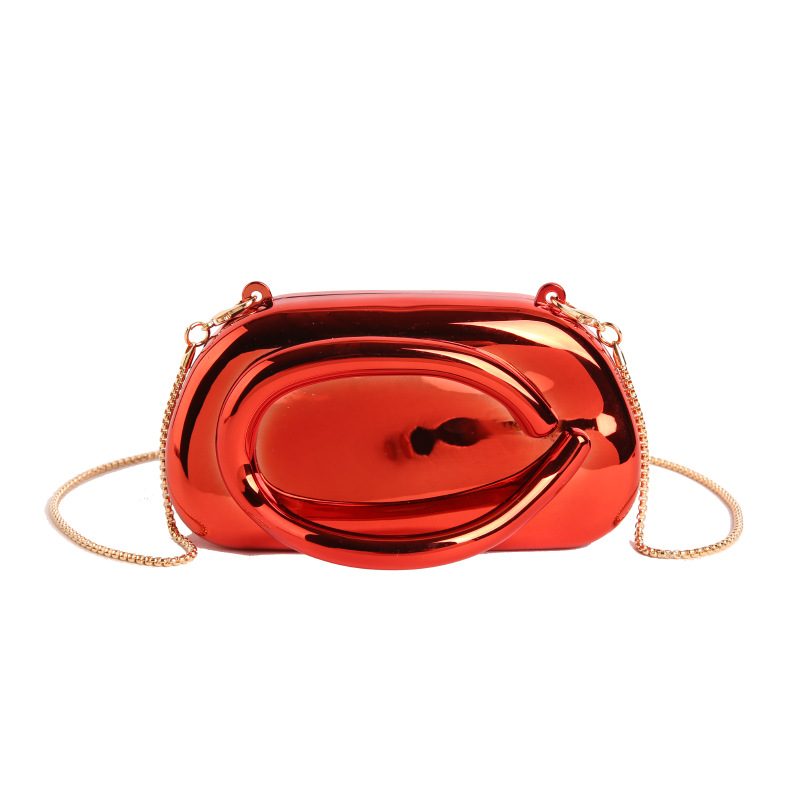 Acrylic Chain Clutch Crossbody Evening Bag view 7