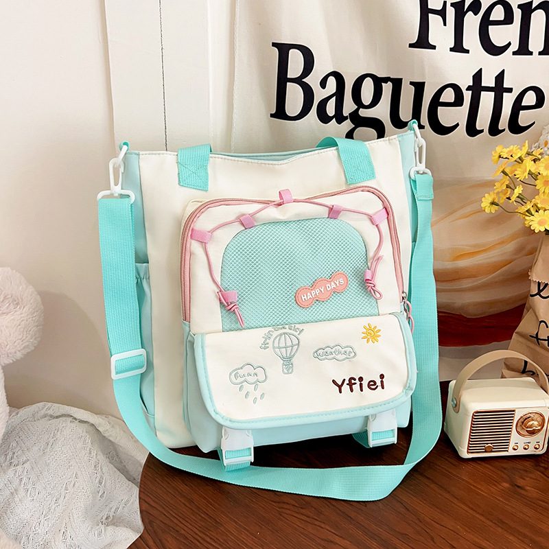 Color-Block Shoulder Crossbody Bag Large Capacity view 2
