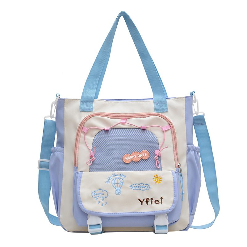 Color-Block Shoulder Crossbody Bag Large Capacity view 5