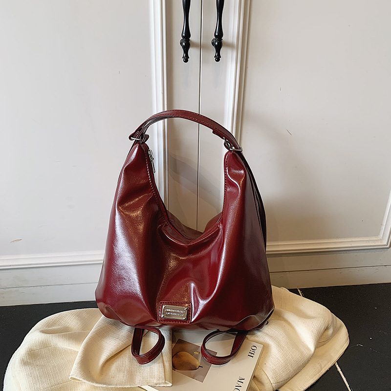 Large Capacity Vintage Crossbody Tote Bag view 3
