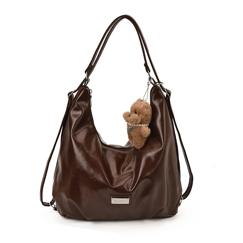 Large Capacity Vintage Crossbody Tote Bag view 7