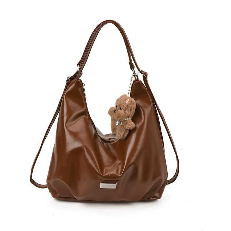 Large Capacity Vintage Crossbody Tote Bag view 8