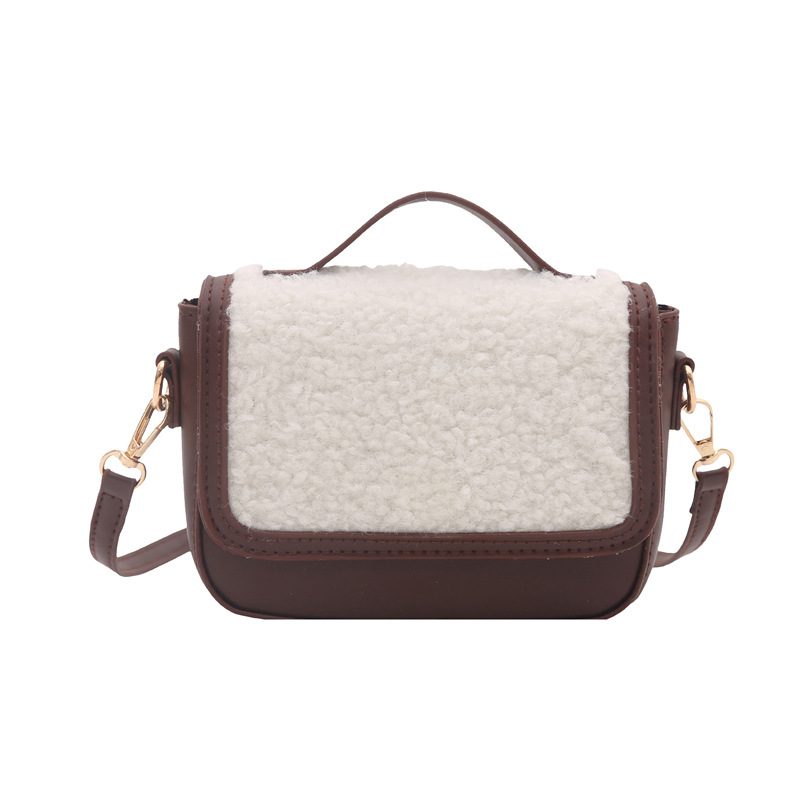 Faux Fur Saddle Crossbody Bag Vintage view 6