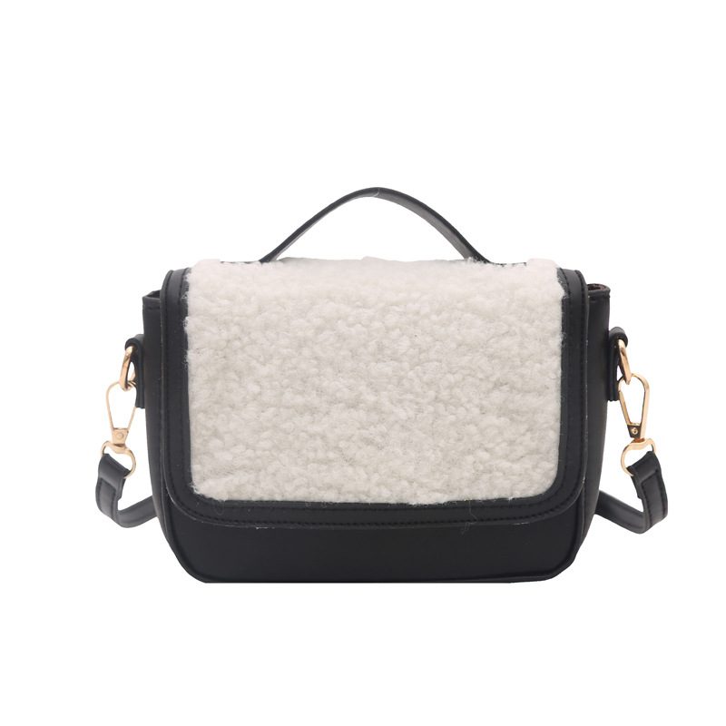 Faux Fur Saddle Crossbody Bag Vintage view 8