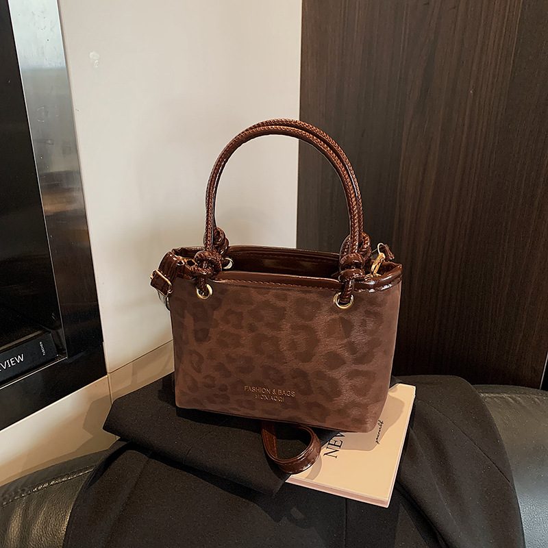 Vintage Matte Top-Handle Underarm Tote Bag view 11
