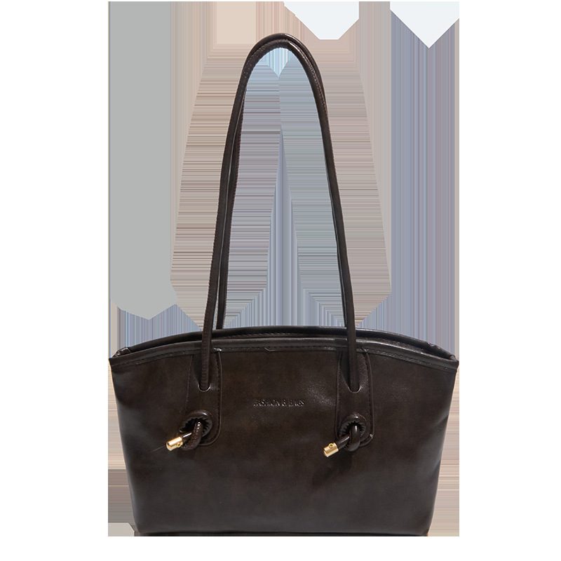 Vintage Top-Handle Crossbody Tote Bag view 7