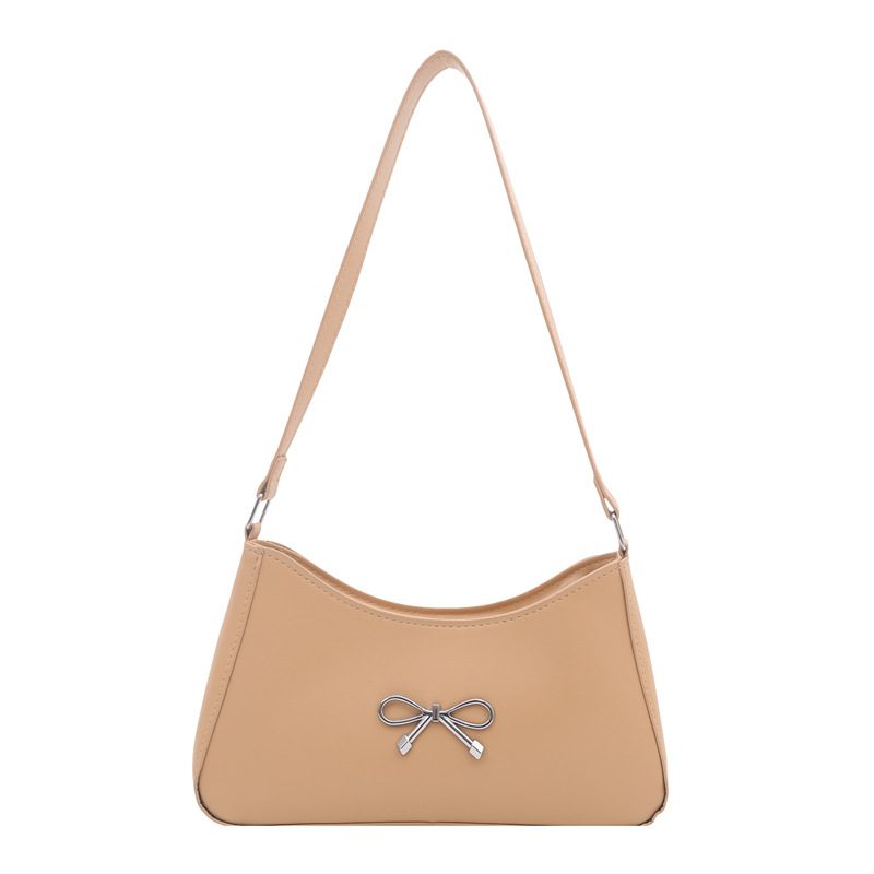 Tas Bahu Selempang Bawah Lengan Warna Solid view 6