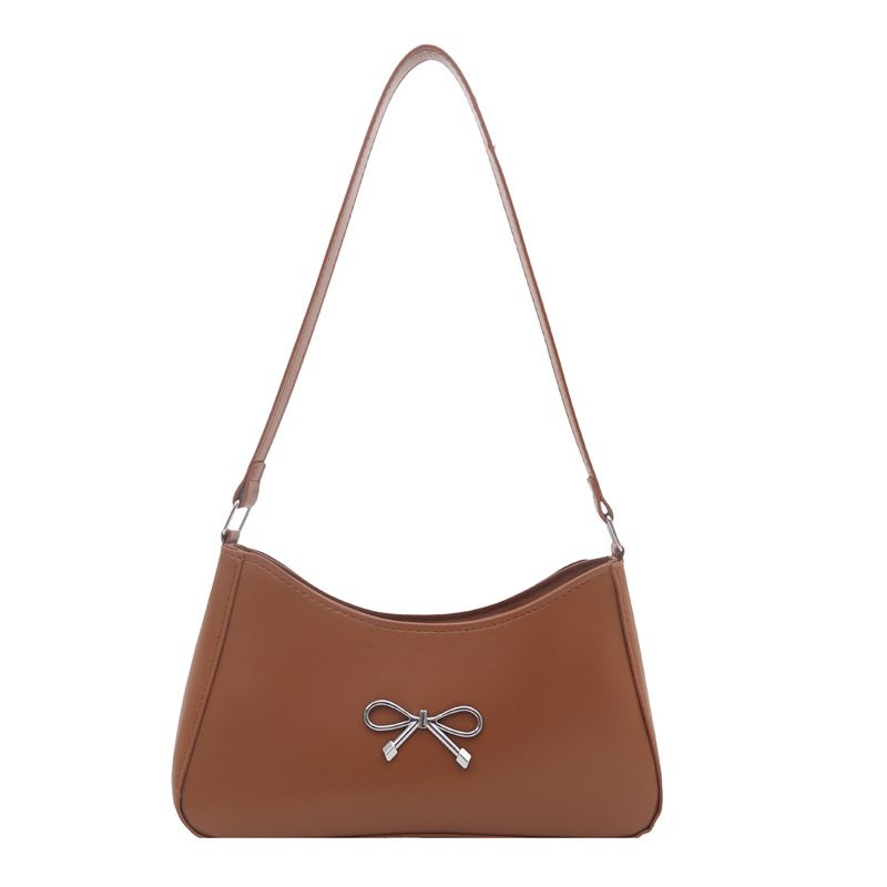 Tas Bahu Selempang Bawah Lengan Warna Solid view 8
