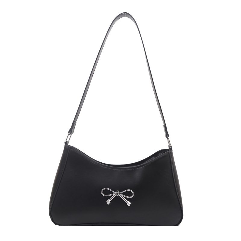 Tas Bahu Selempang Bawah Lengan Warna Solid view 9