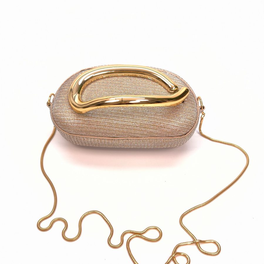 Glitter Retro Box Clutch Crossbody Bag view 5