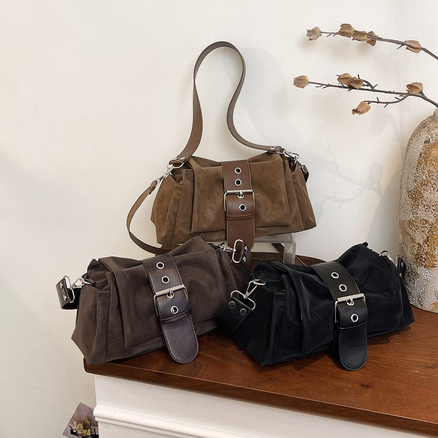 Minimalist Baguette Shoulder Crossbody Bag