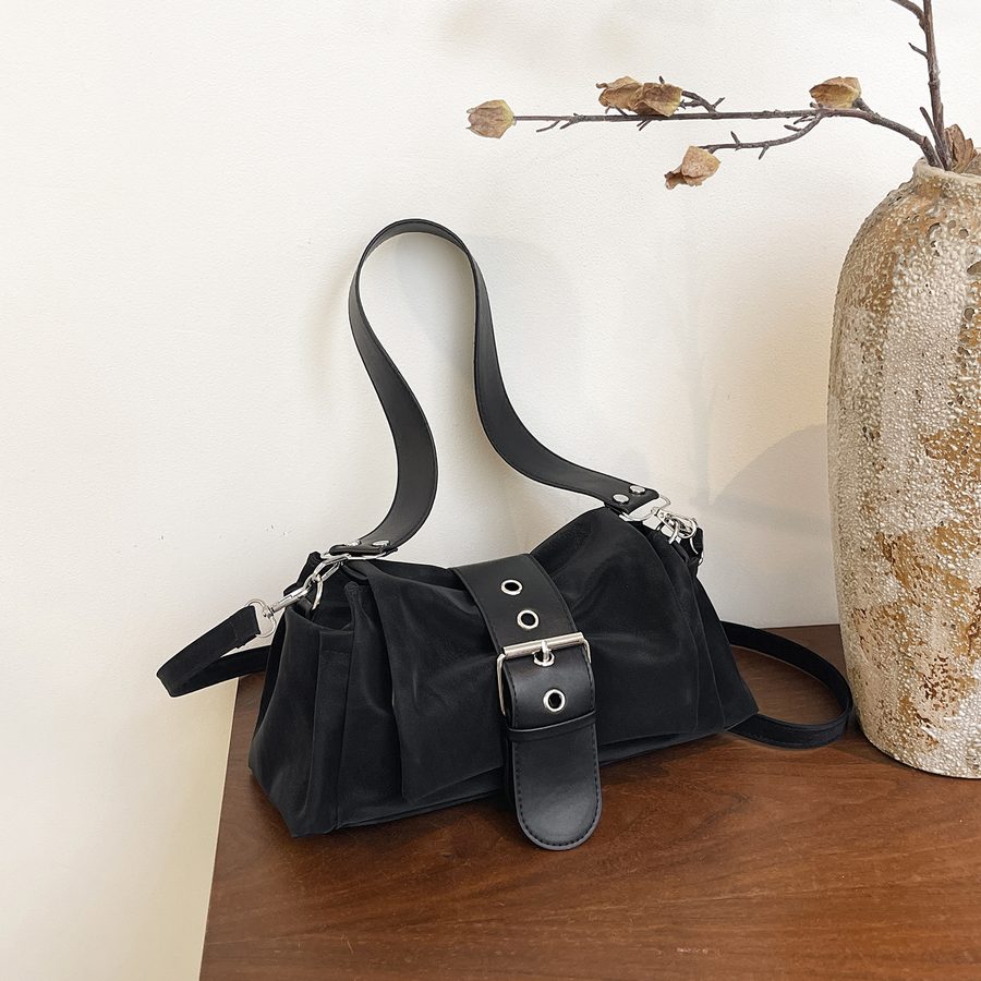 Minimalist Baguette Shoulder Crossbody Bag view 2