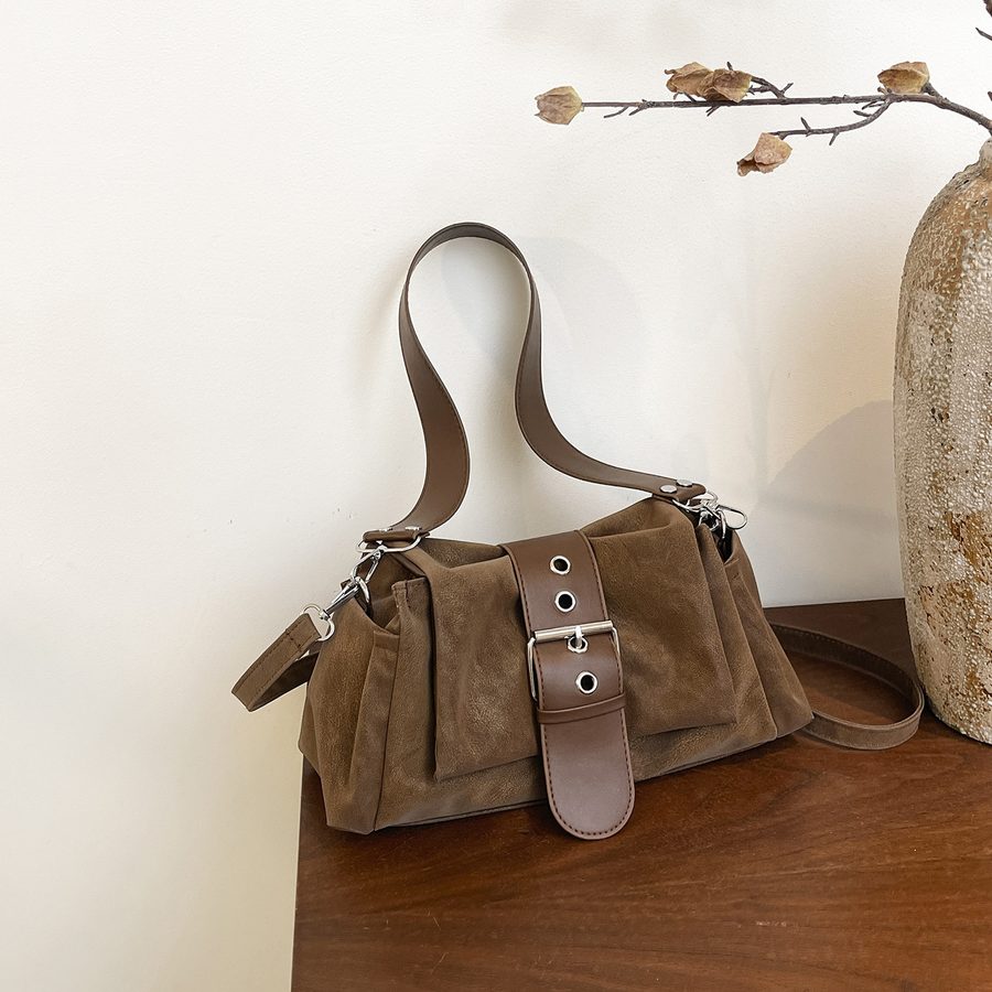 Minimalist Baguette Shoulder Crossbody Bag view 3