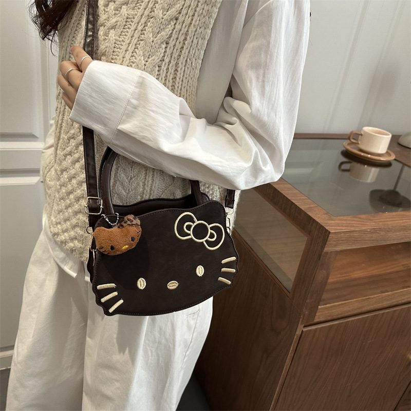 Embroidered Top-Handle Crossbody Shoulder Bag view 2