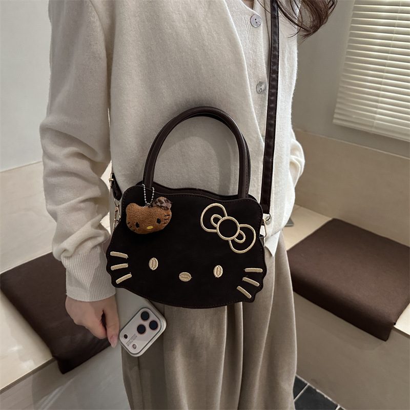 Embroidered Top-Handle Crossbody Shoulder Bag view 3